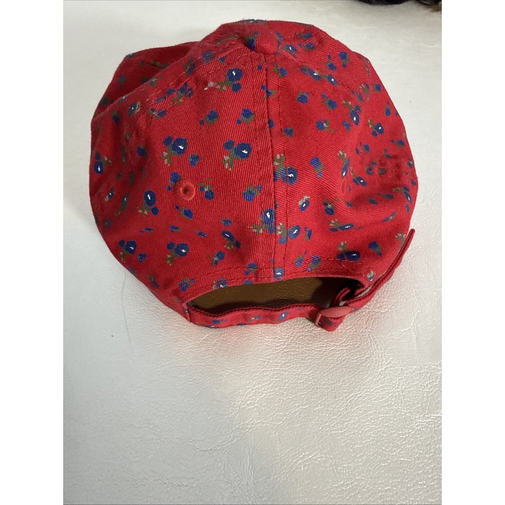 Youth St Louis Cardinals 9Twenty New Era Floral Print Adjustable Hat Red Purple - Picture 3 of 6